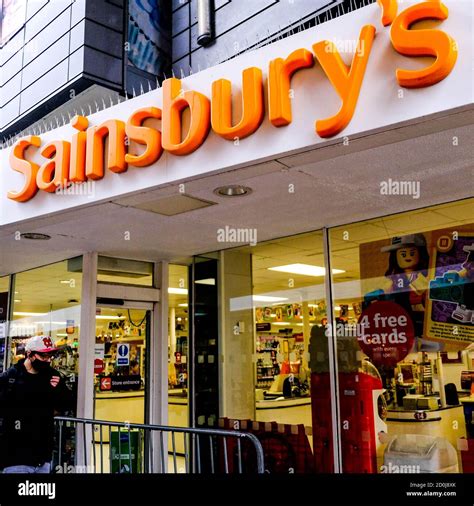 sainsbury shopping in store.